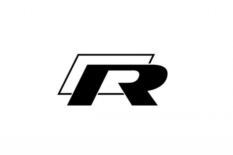 大众汽车(volkswagen) r标志logo设计