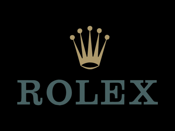 rolex劳力士标志的皇冠或花冠logo设计