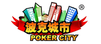 波克城市pokercity休闲游戏标志logo设计品牌设计vi策划