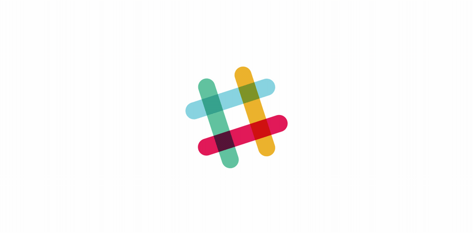 Slack品牌形象设计分析，Logo设计前后对比动态图.