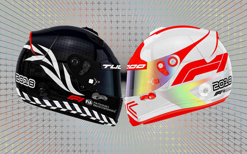 Formula 1一级方程式赛车品牌形象策划设计-头盔设计