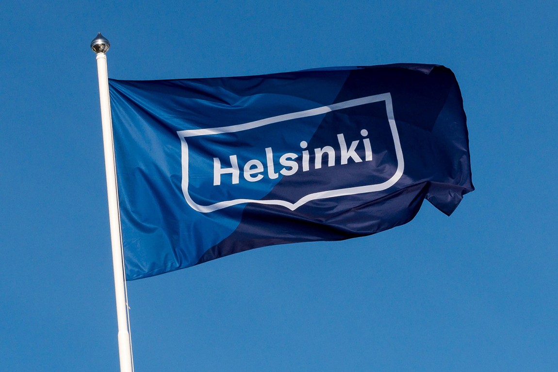 Helsinki芬兰赫尔辛基城市形象设计， 旗帜设计