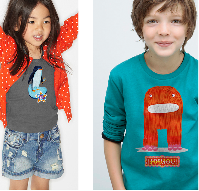 kids tshirt designs for joujou