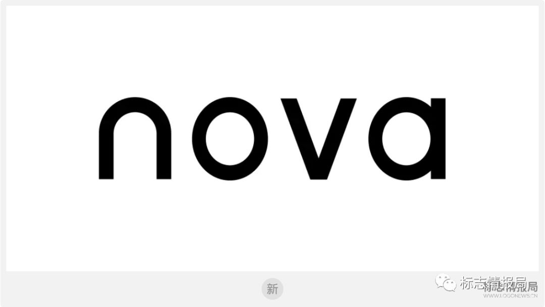 华为nova手机品牌形象设计,年轻国际化气质, 字体设计