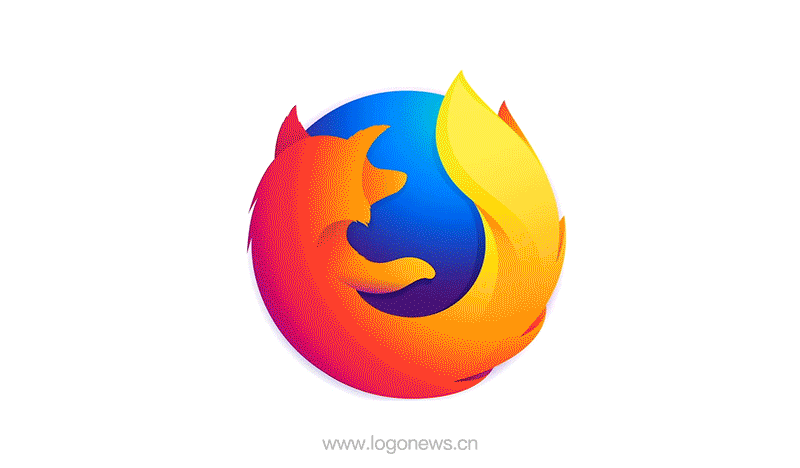 Mozilla品牌LOGO设计演变动画