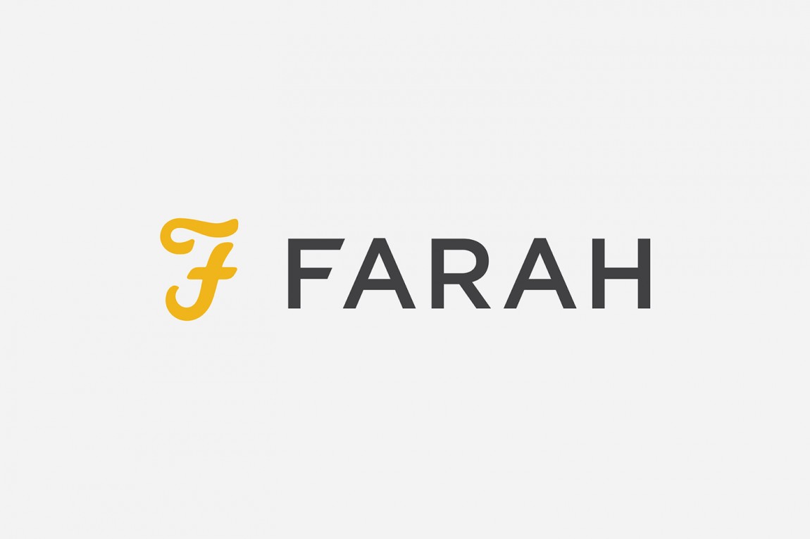 英國Farah服裝品牌logo設計理念分析， logo設計