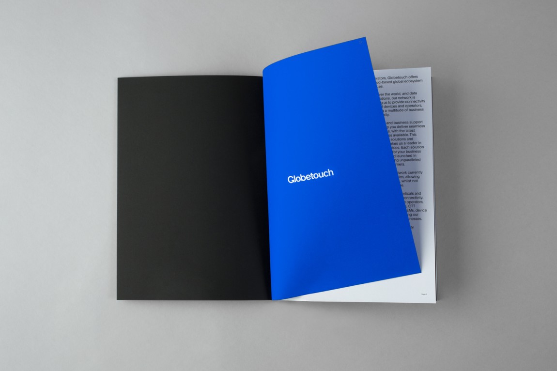 Globetouch通信企业vi视觉形象设计， 品牌画册设计