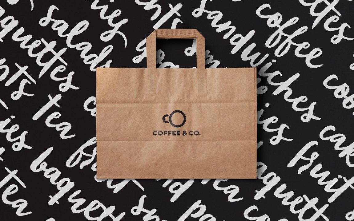  Coffee & Co.創意品牌logo設計：手提袋設計