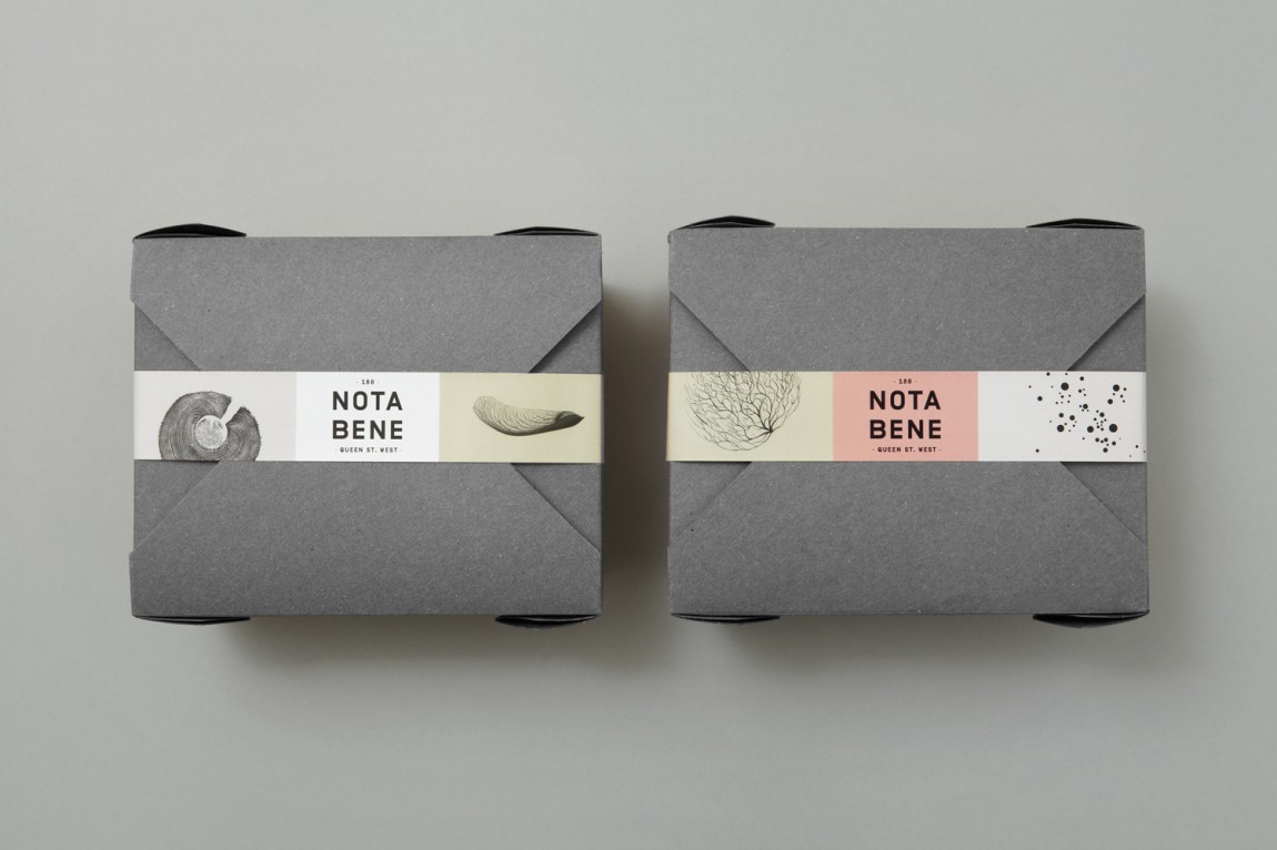  Nota Bene 创意品牌logo设计：胶带设计