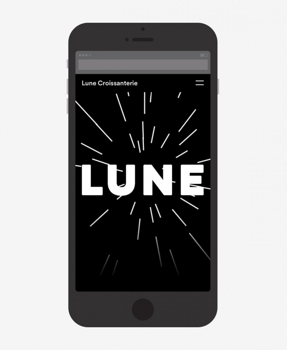 Lune Croissanterie 創意品牌logo設計