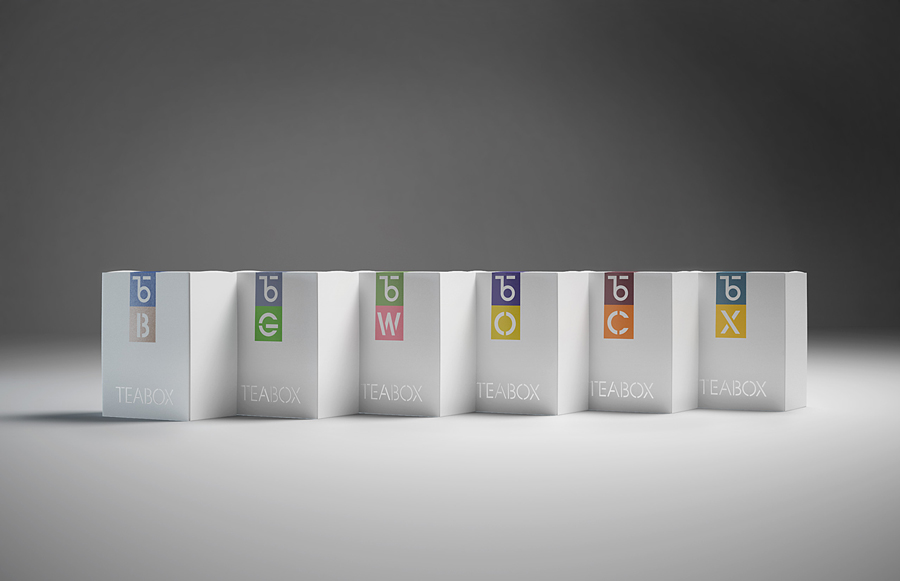 Teabox 创意品牌Logo设计：包装设计