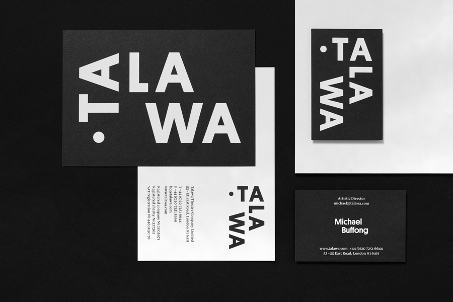  Talawa剧院创意品牌设计：卡片设计