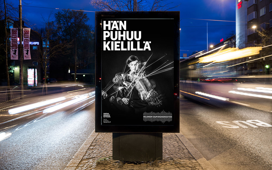 赫尔辛基爱乐乐团品牌形象设计：广告设计