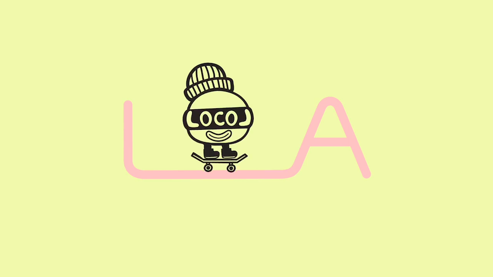 洛杉矶城市形象VI设计，L与A的独特视觉符号