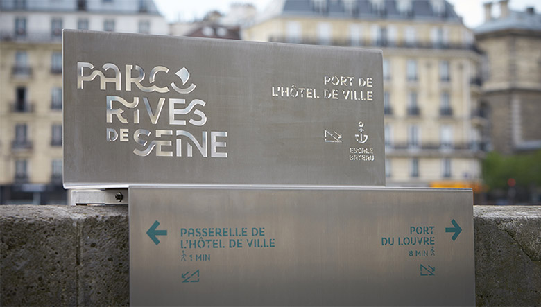 城市形象设计大奖：巴黎塞纳河畔步道视觉形象设计