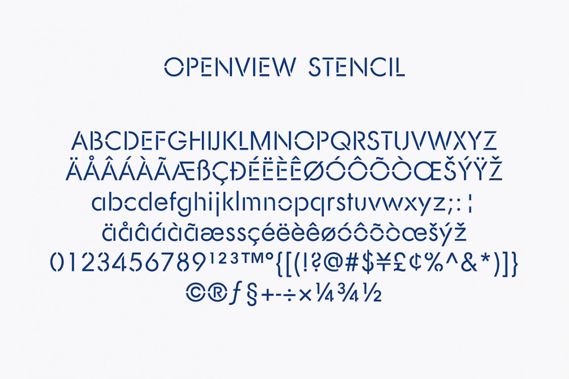OpenView整体品牌塑造形象设计，字体设计