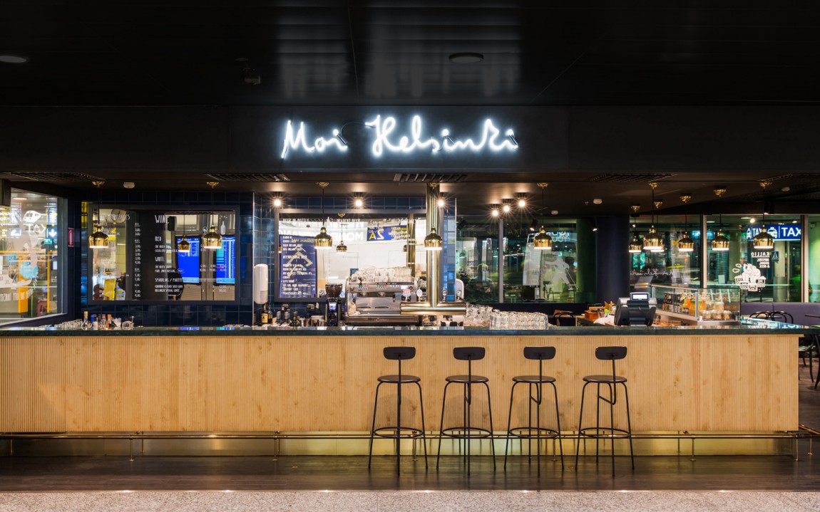 机场Moi餐厅酒吧酒店vi品牌形象设计塑造，吧台设计