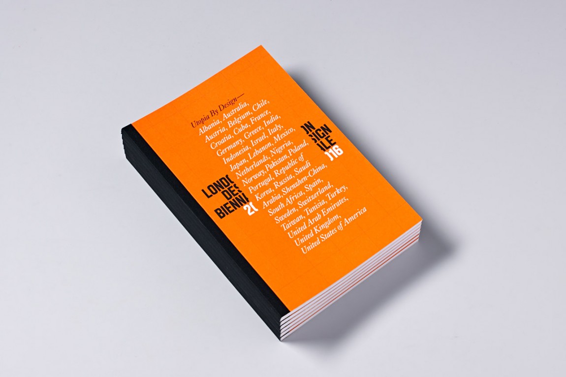 Logotype, print and stationery by Pentagram partner Dominic Lippa for London Design Biennale