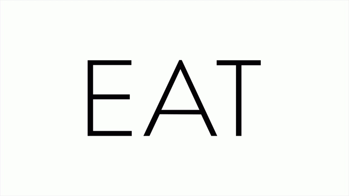 新加坡EAT美食节视觉识别形象设计， 简约logo设计