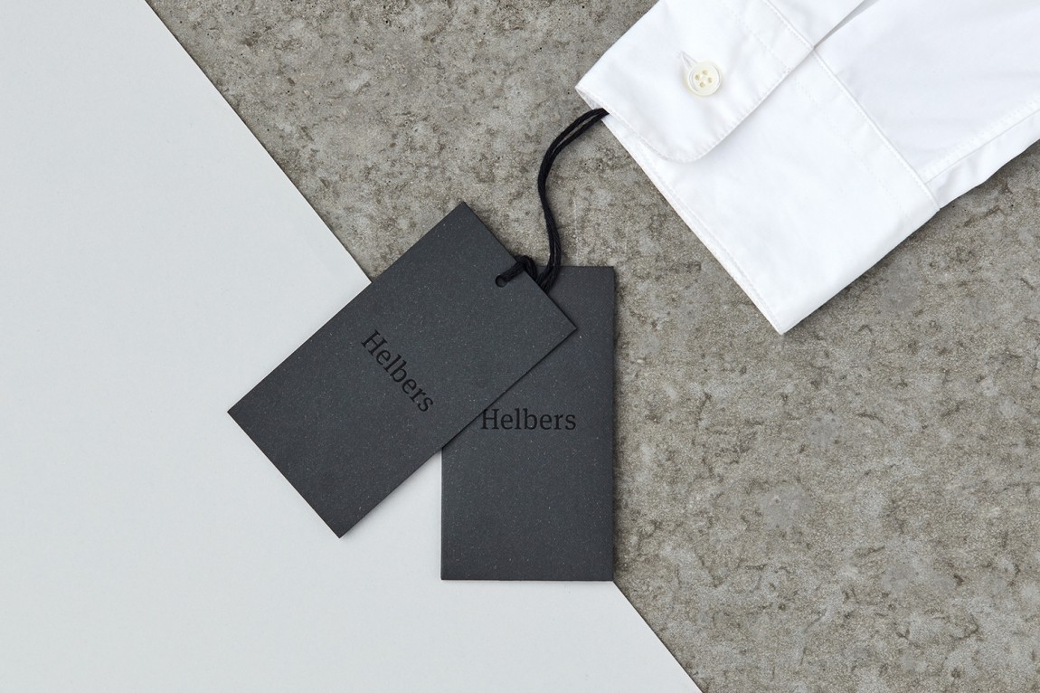 男装品牌Helbers服装品牌设计， 吊牌设计