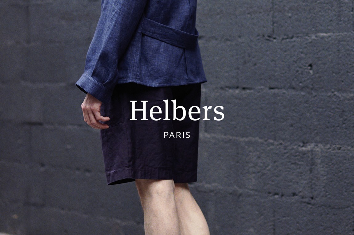男装品牌Helbers服装品牌设计， logo设计