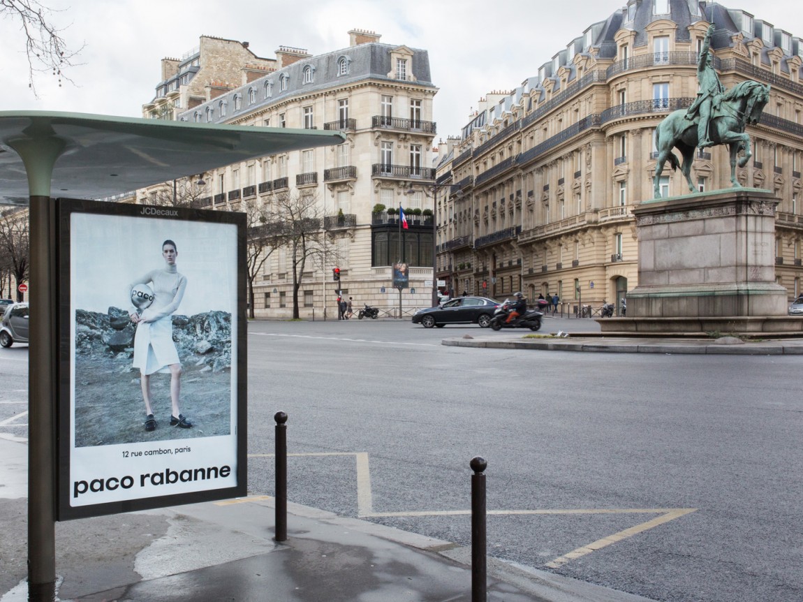 法国时尚品牌Paco Rabanne企业形象设计策划，公交广告设计