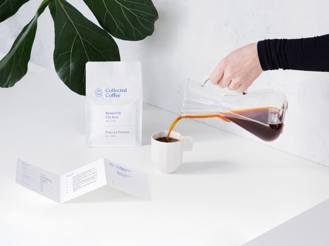 咖啡订购服务公司collect Coffee企业视觉形象设计思路解读，包装设计