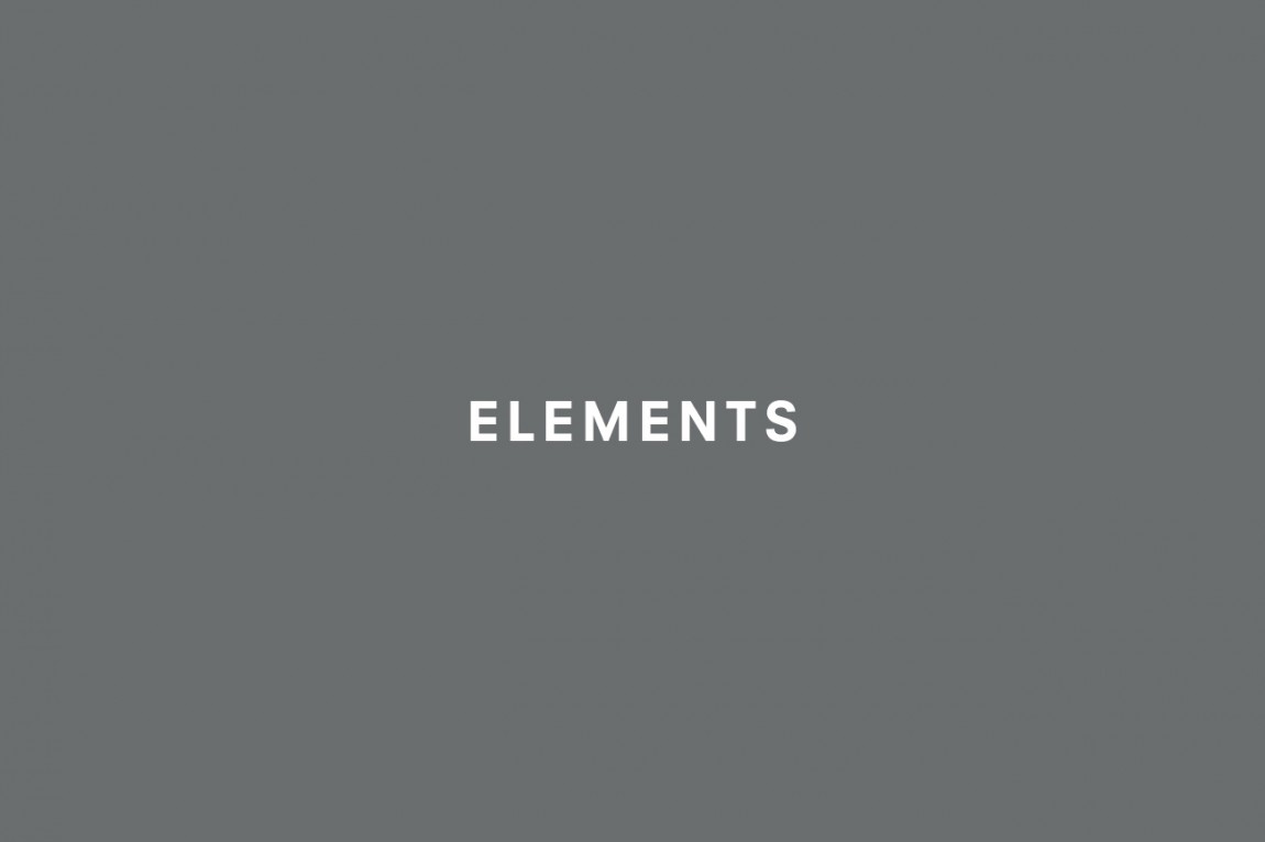  Elements产品整体形象设计， logo字体设计