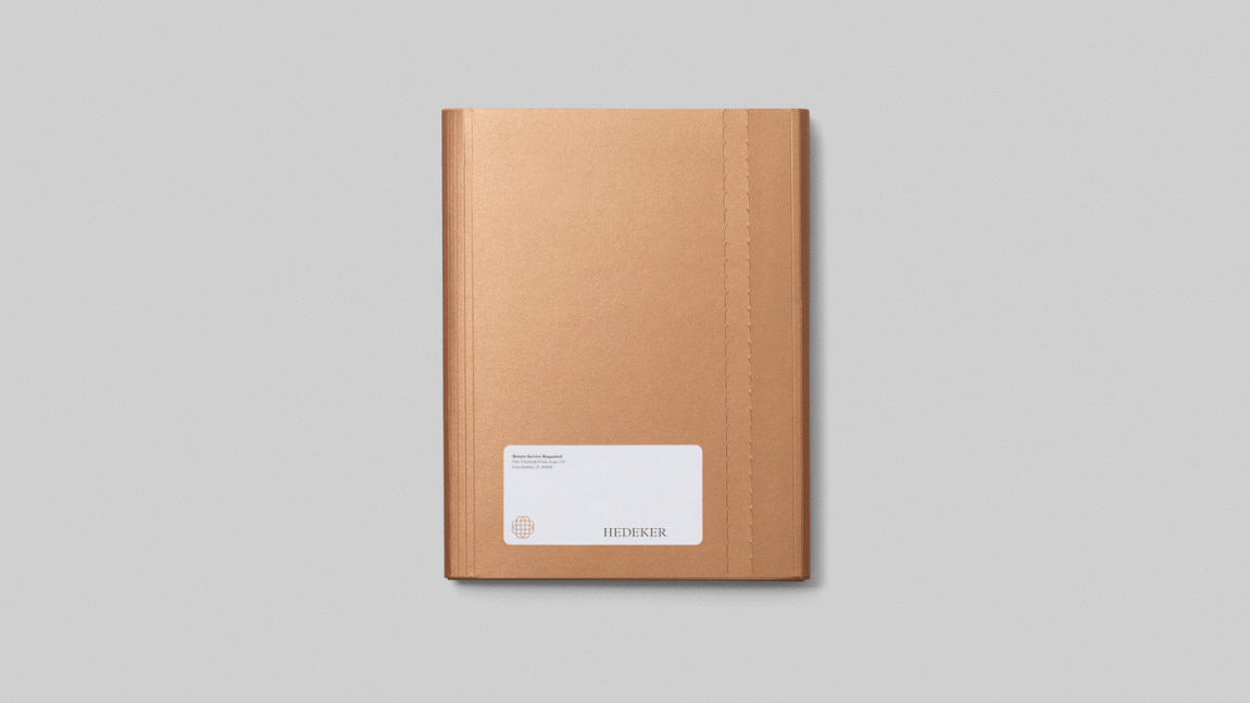 遗产和权威的盾牌：Hedeker的新品牌形象设计，企业笔记本设计