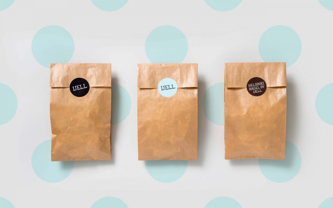 Well Coffee素食咖啡品牌形象塑造，袋子设计