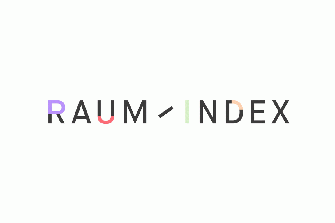 Raumindex零售空间设计公司品牌形象设计，字母logo设计