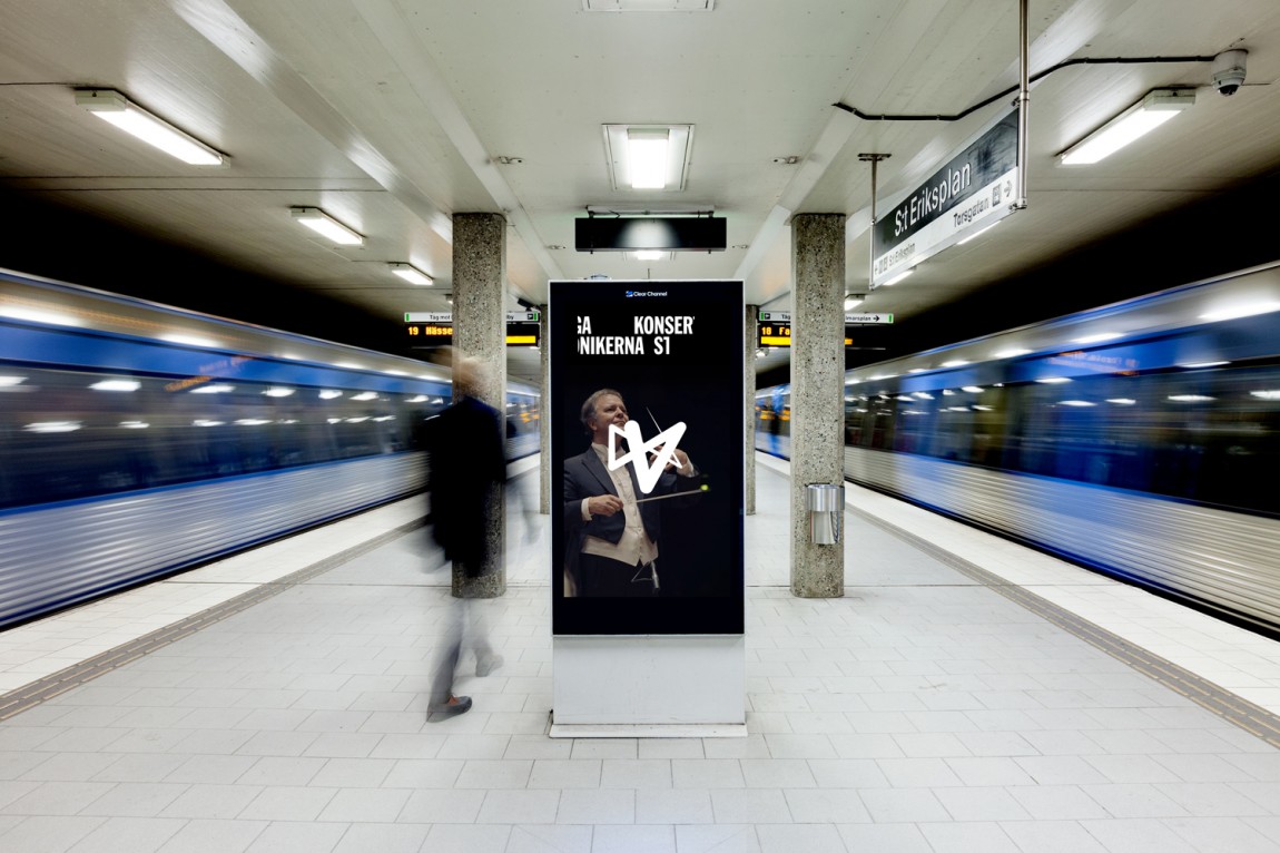 Konserthuset文化传播机构品牌形象塑造，地铁海报设计