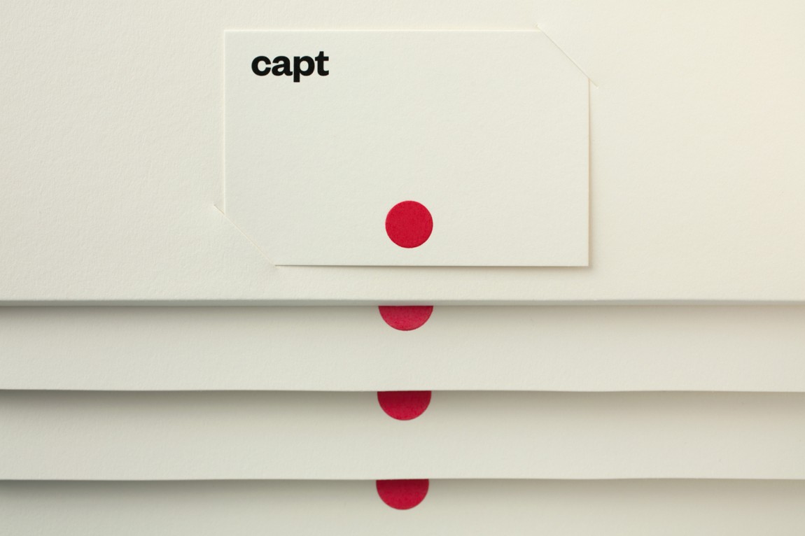 互联网初创公司Capt企业形象vi设计，名片设计