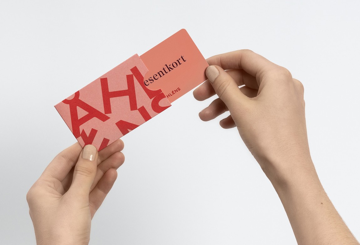 Åhléns零售连锁企业品牌形象设计， VIP卡设计