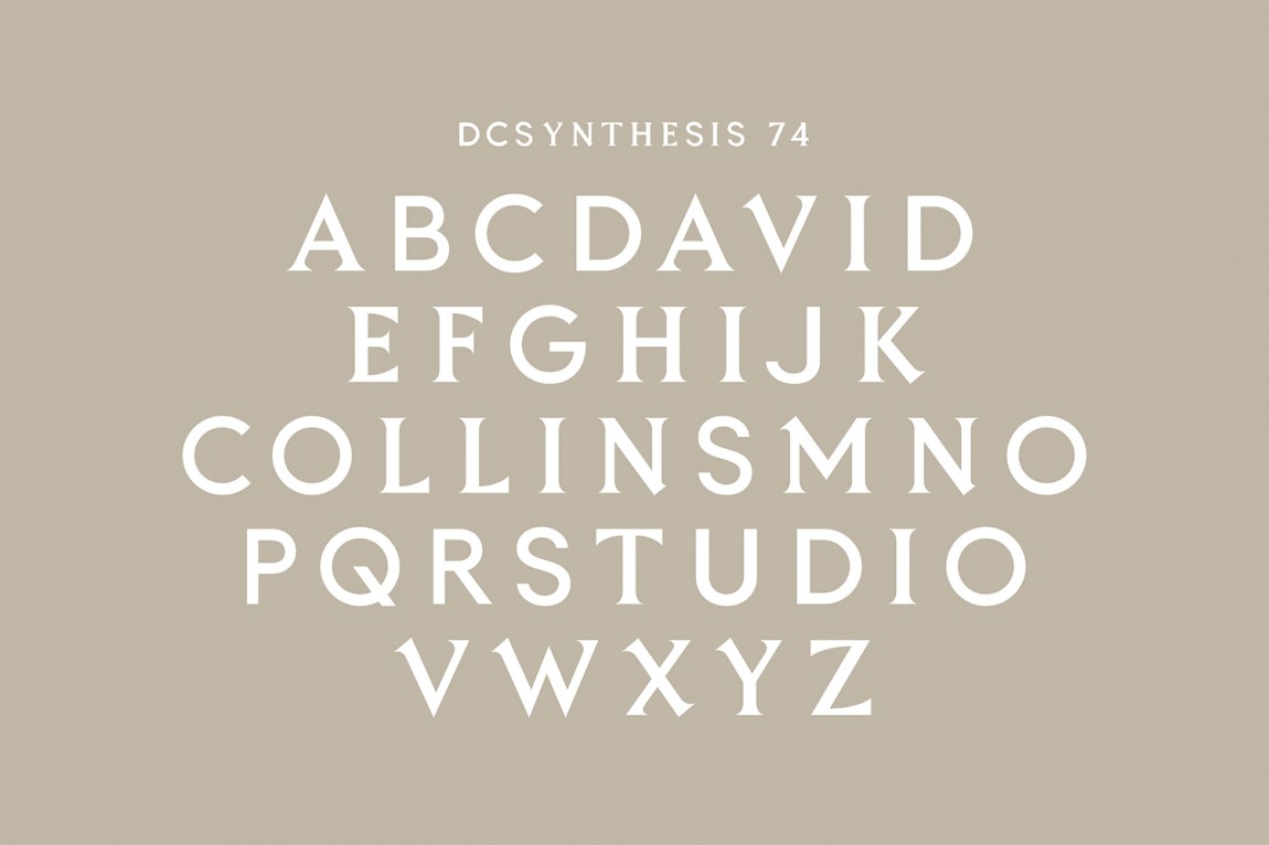 室内建筑设计事务所(David Collins)品牌策划设计,品牌字体设计