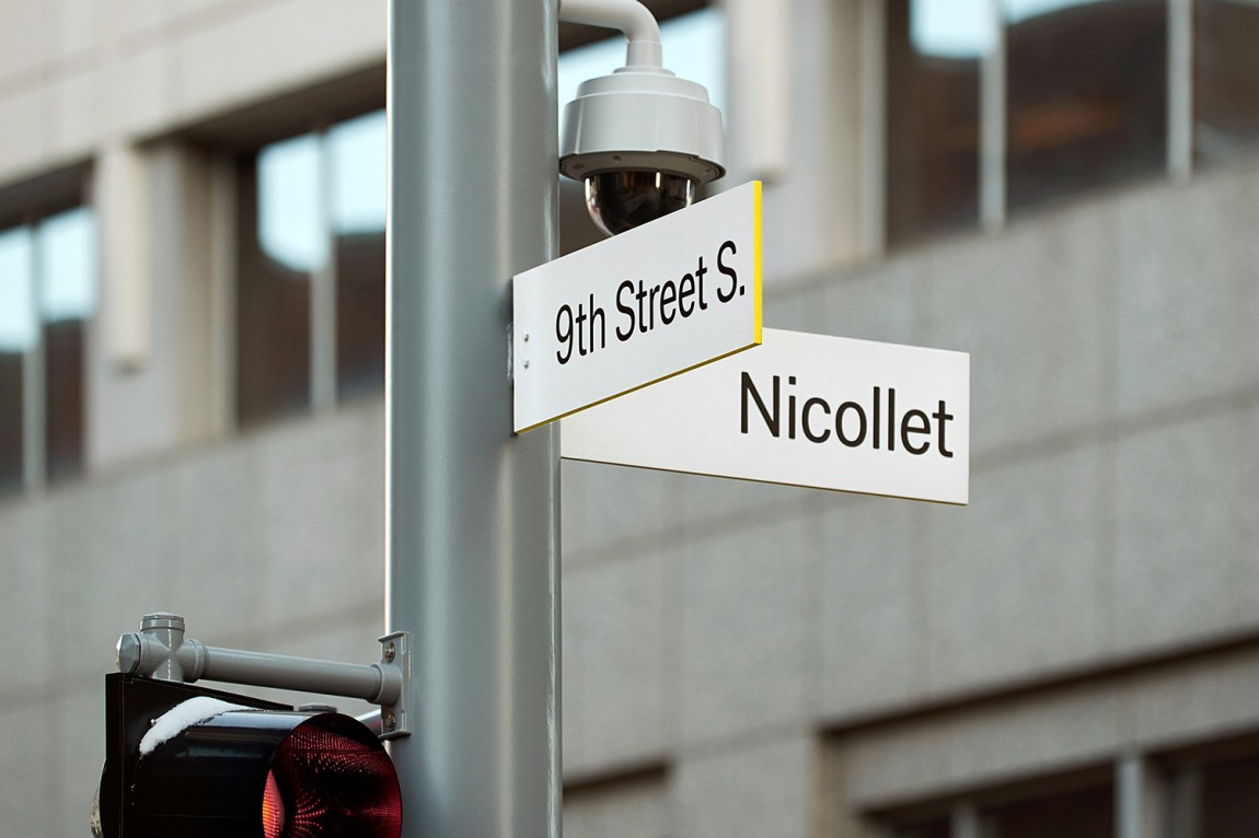 Nicollet商業街視覺形象VI，環境導視設計系統設計