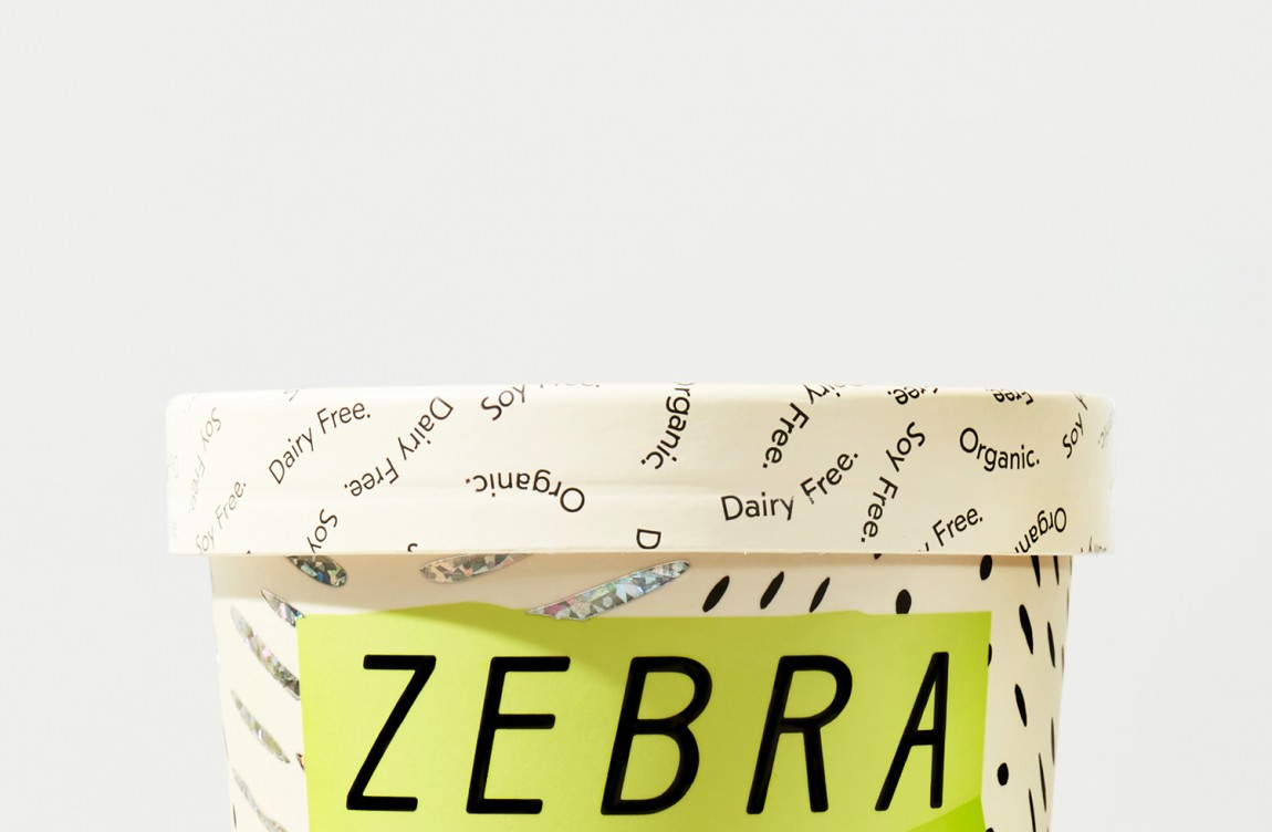 Zebra Dream有机冰淇淋产品品牌包装设计