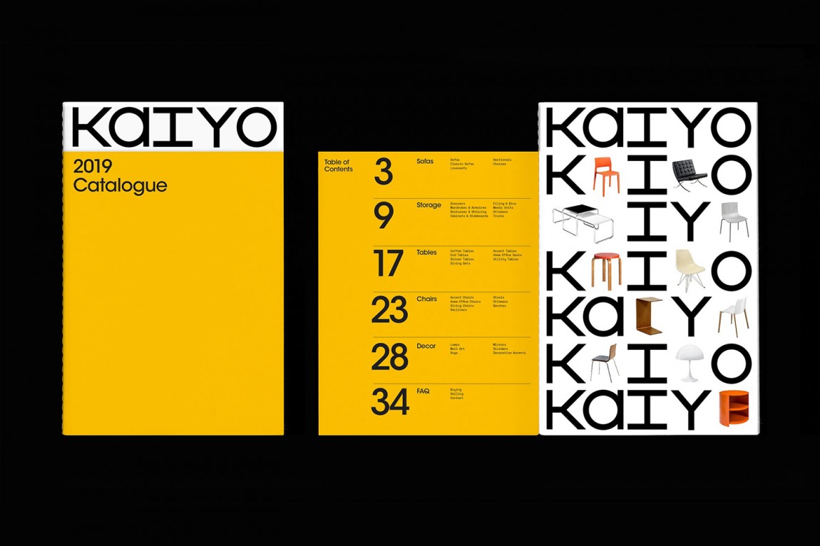 二手家具在线销售平台Kaiyo电商vi形象设计