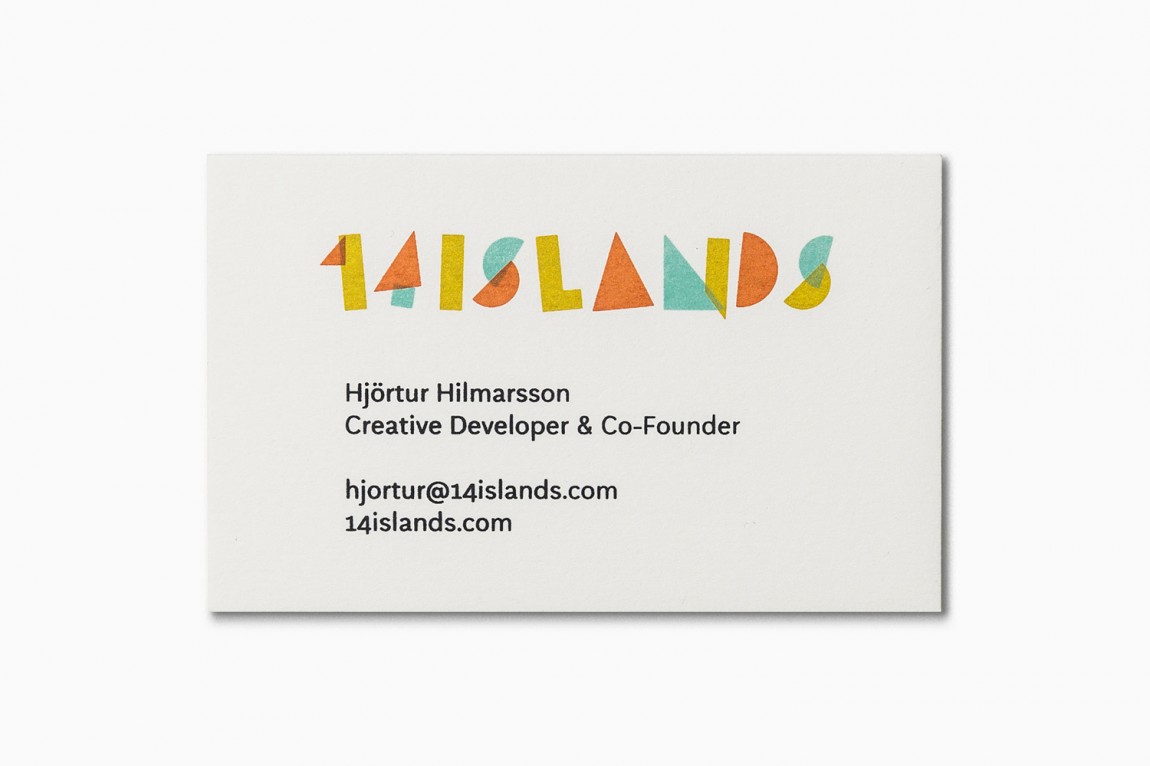 14 Islands数字开发公司企业品牌设计，充满活力和乐趣