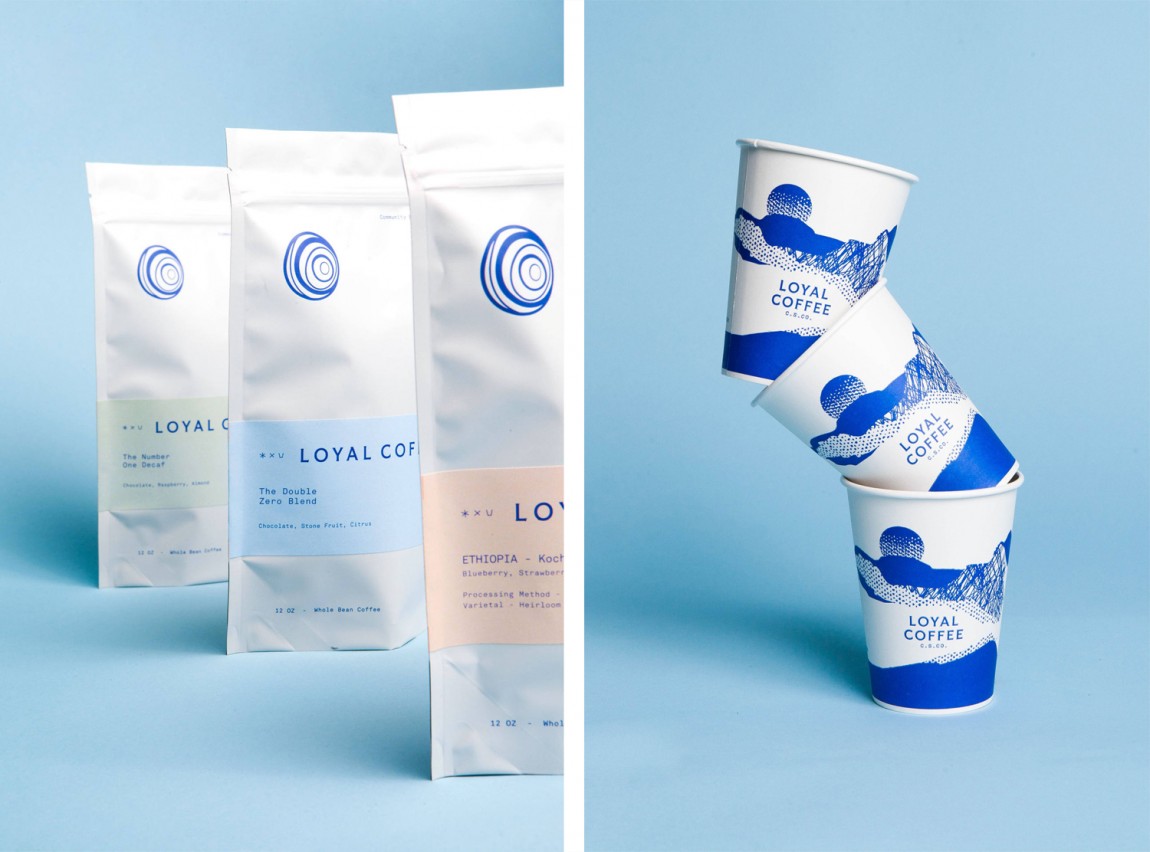 Loyal Coffee特色咖啡店品牌形象策劃，咖啡vi設計，包裝設計