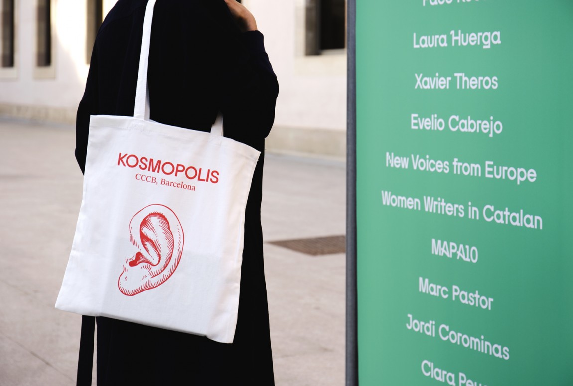 Kosmopolis文學節品牌vi設計，手提袋設計