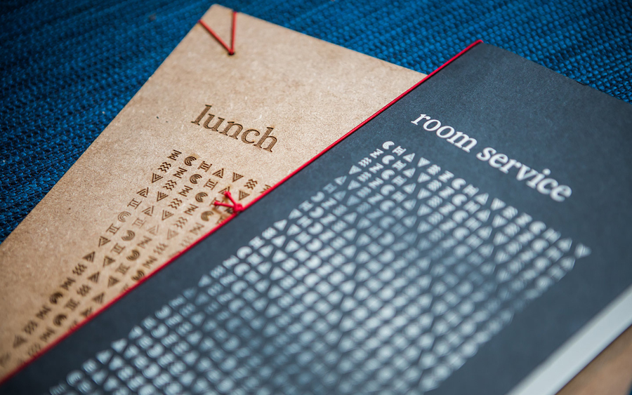 Menus designed by Föda for Shawn Cirkiel's Austin based Mexican restaurant Chavez.