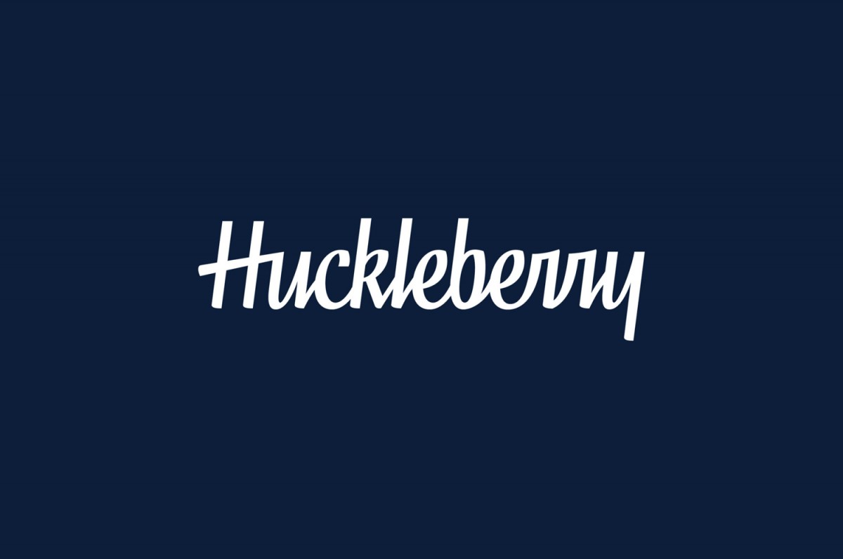 Huckleberry咖啡烘焙企业vi形象设计，字体设计
