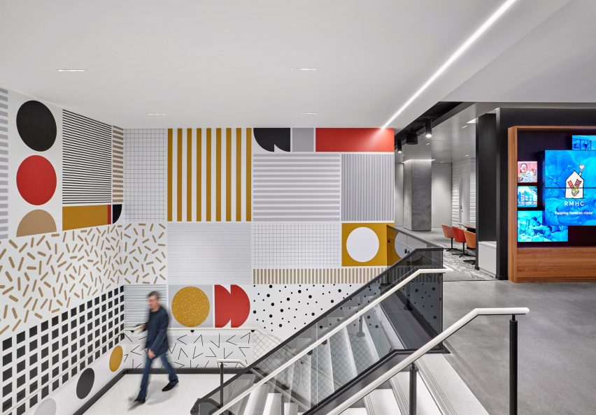 快餐公司麦当劳芝加哥总部办公空间装修设计