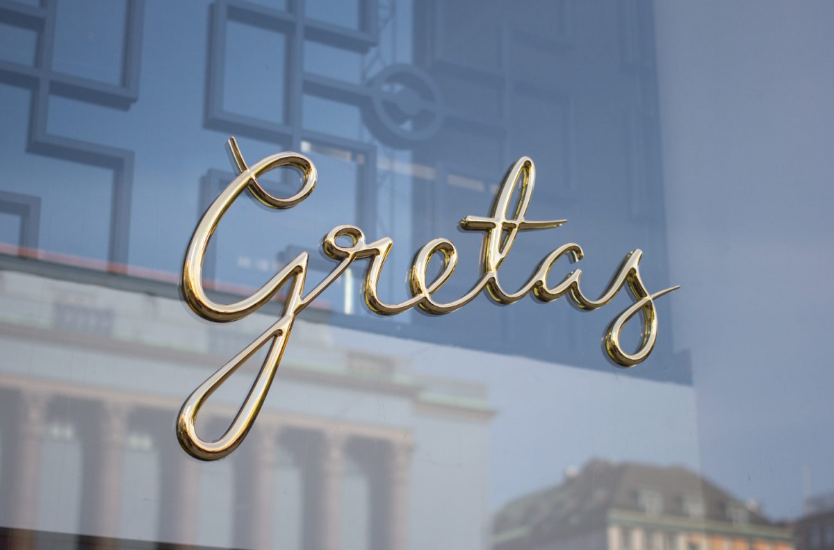 Gretas咖啡馆品牌形象vis设计，logo设计