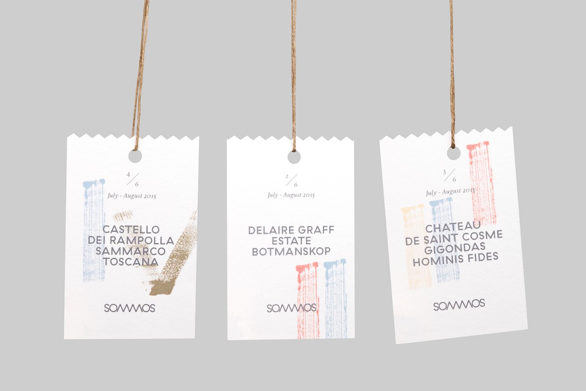 荷兰Sommos葡萄酒包装设计，品牌形象塑造