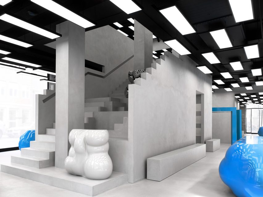 Axel Arigato Copenhagen flagship store, designed in collaboration with Christian Halleröd