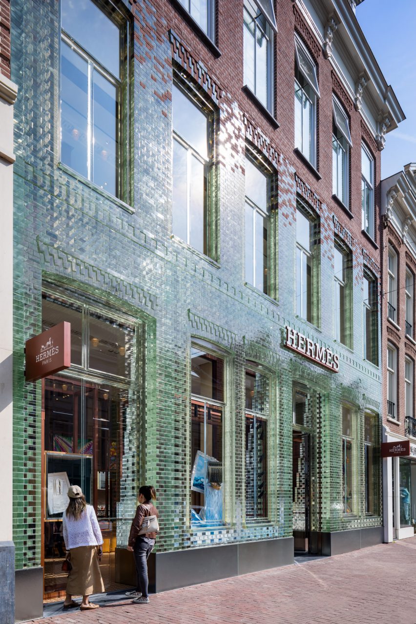 Hermès Amsterdam store in MVRDV's Crystal Houses