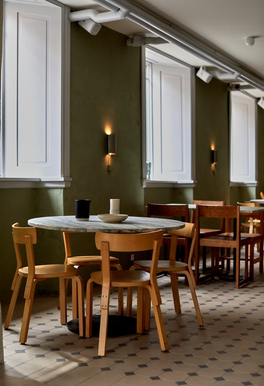 哥本哈根Yaffa餐廳空間設計，從法國咖啡館中汲取靈感