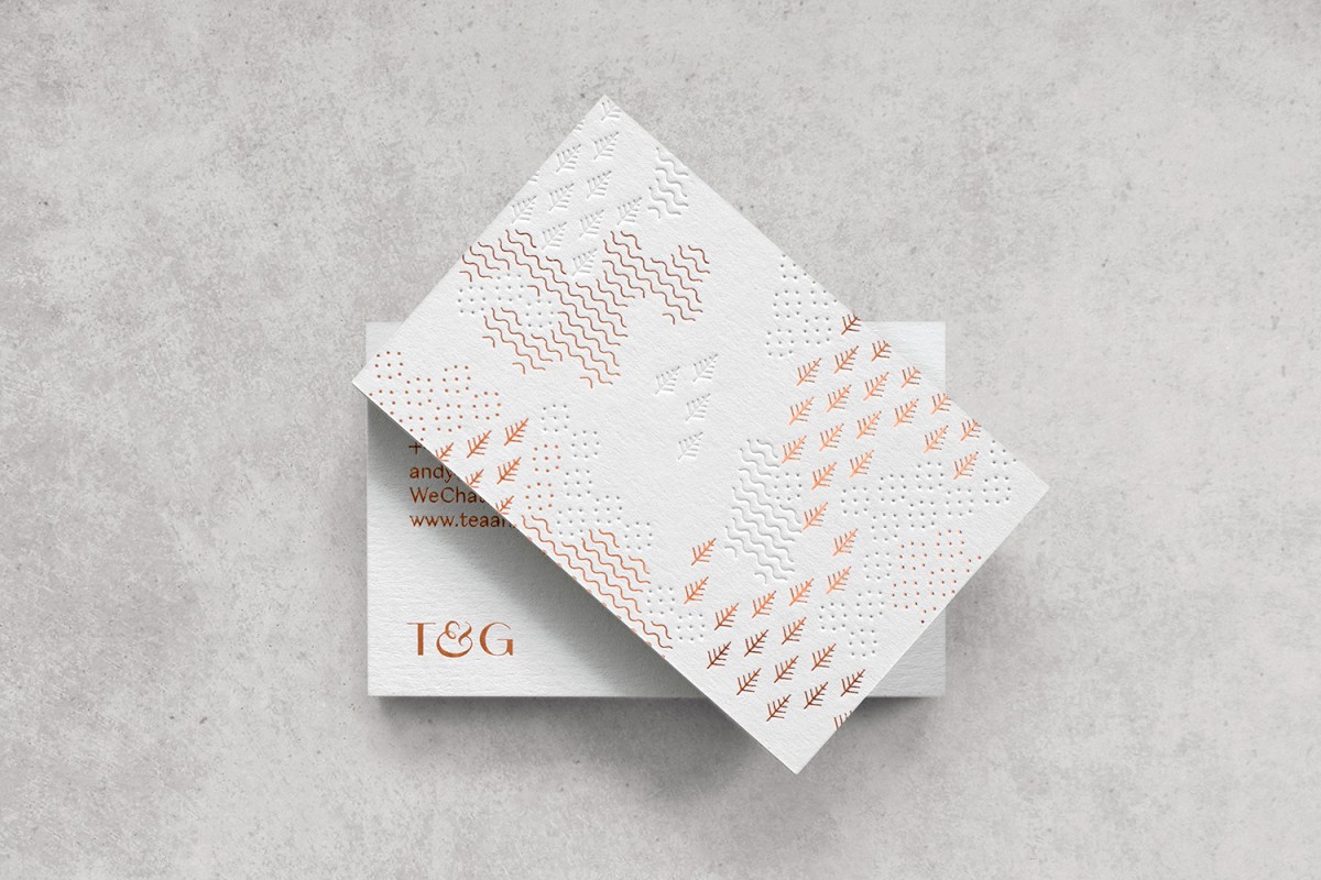 Visual identity,  logo , packaging and signage by Socio Design for loose-leaf tea experts Tea and Glory